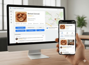 Google Business Profile optimization improving local search visibility and trust for German businesses