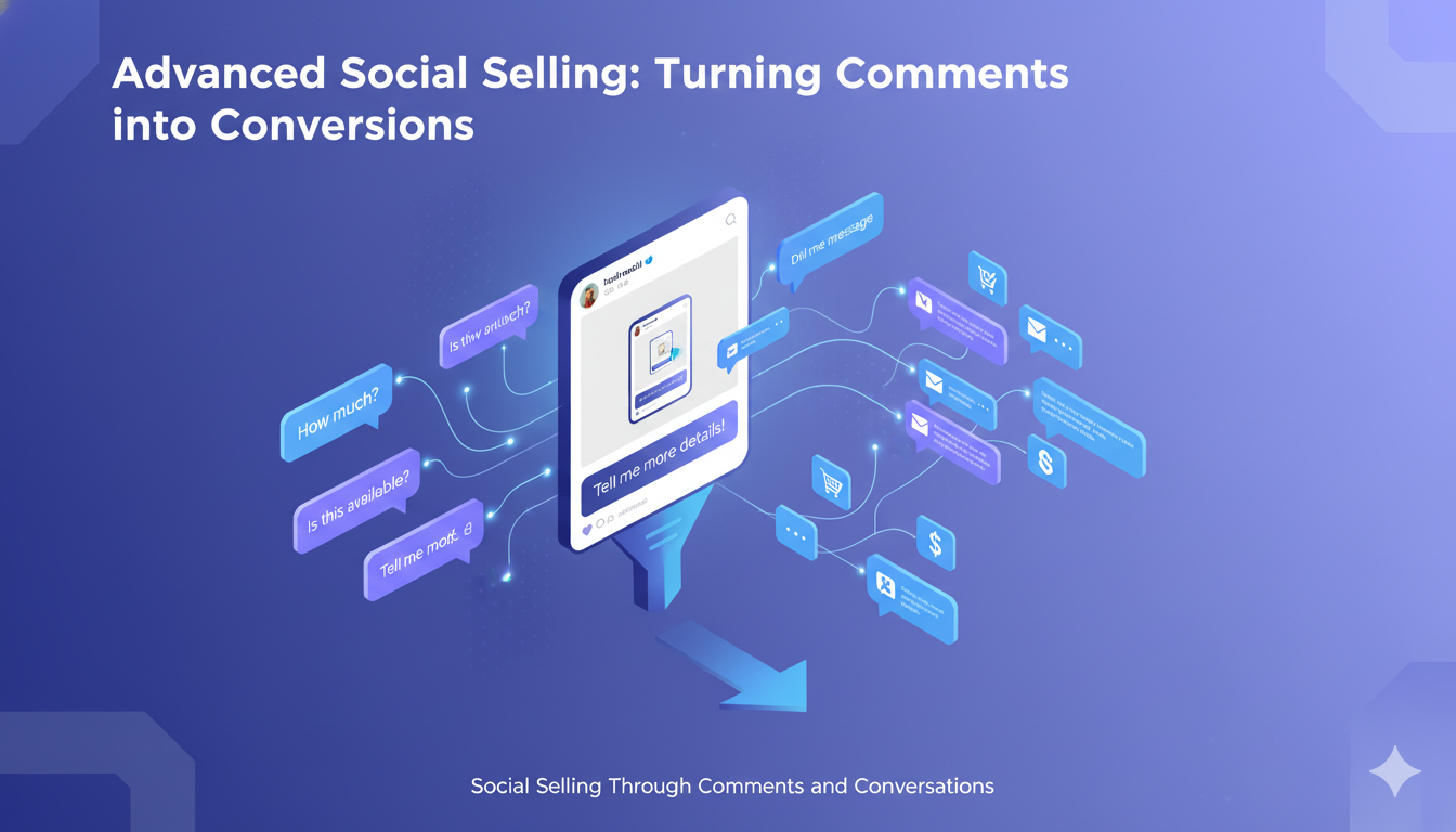 Social media comments converting into leads and sales through social selling strategy
