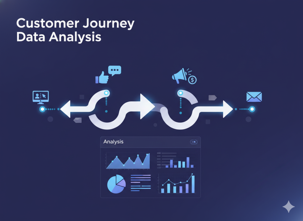 Customer journey tracking across multiple marketing channels using data analytics